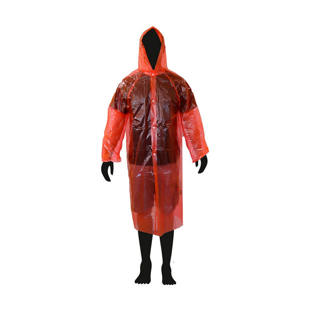 Wasserfeste Poncho mit Kapuze Bensontools Durchsichtig (Einheitsgröße)