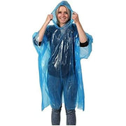 Wasserfeste Poncho mit Kapuze Bensontools Durchsichtig (Einheitsgröße)