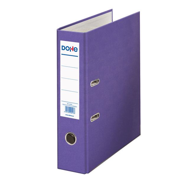 Lever Arch File DOHE Archicolor Cardboard Din A4 Purple 12 Units (29 x 35 x 7 cm)