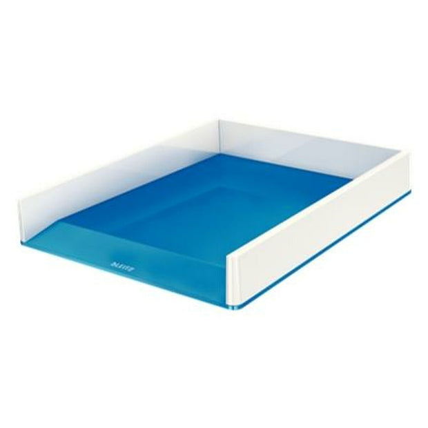 Filing Tray Leitz WOW Dual Blue White polystyrene (26,7 x 4,9 x 33,6 cm)