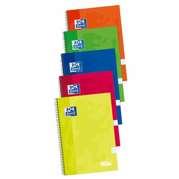 Notebook Oxford Write&Erase Din A4 Hard cover Spiral (5 Units)