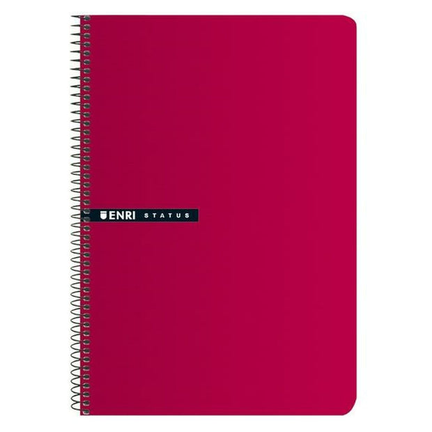 Notebook ENRI 70 gr Red (5 Units)