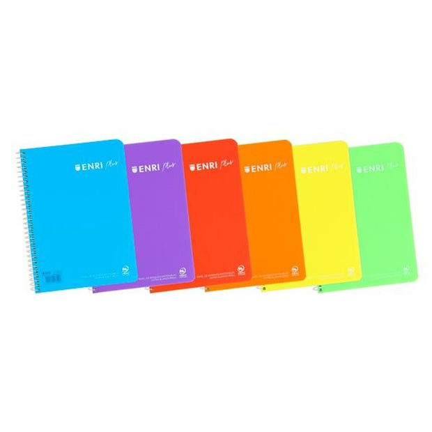 Notebook ENRI 80 Sheets 90 g/m² (5 Units)