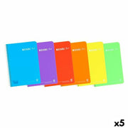 Notebook ENRI 80 Sheets 90 g/m² Quarto (5 Units)