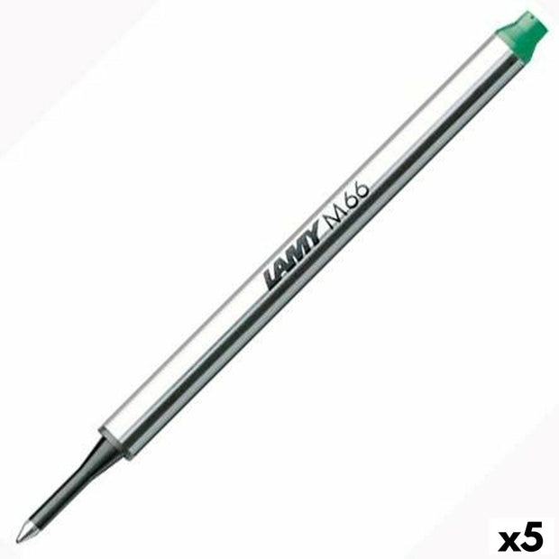 Refill for ballpoint pen Lamy Rollerball M66 Green 1 mm (5 Units)