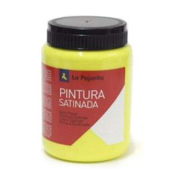 Tempera La Pajarita Lemon L-01 Yellow Satin finish School (35 ml) (6 Units)