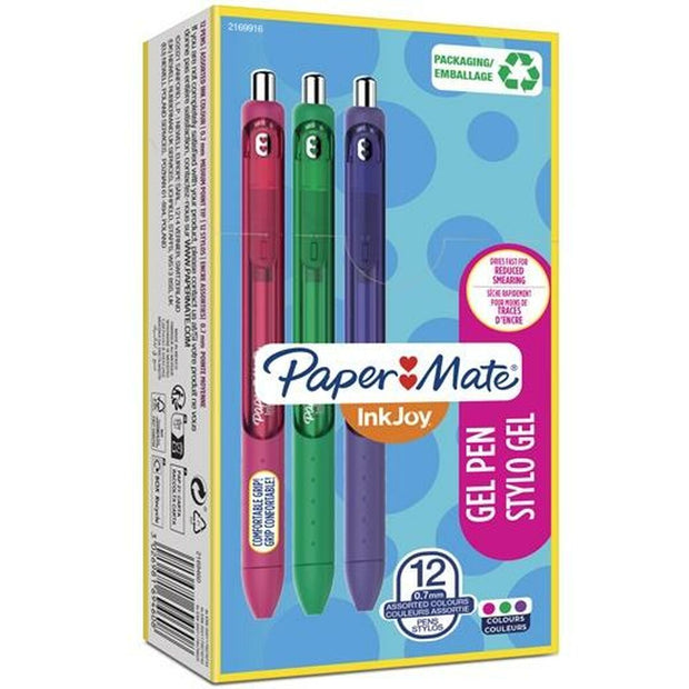 Gel pen Paper Mate Inkjoy TK12 0,7 mm 12 Units