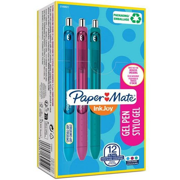 Gel pen Paper Mate Inkjoy TK12 0,7 mm 12 Units