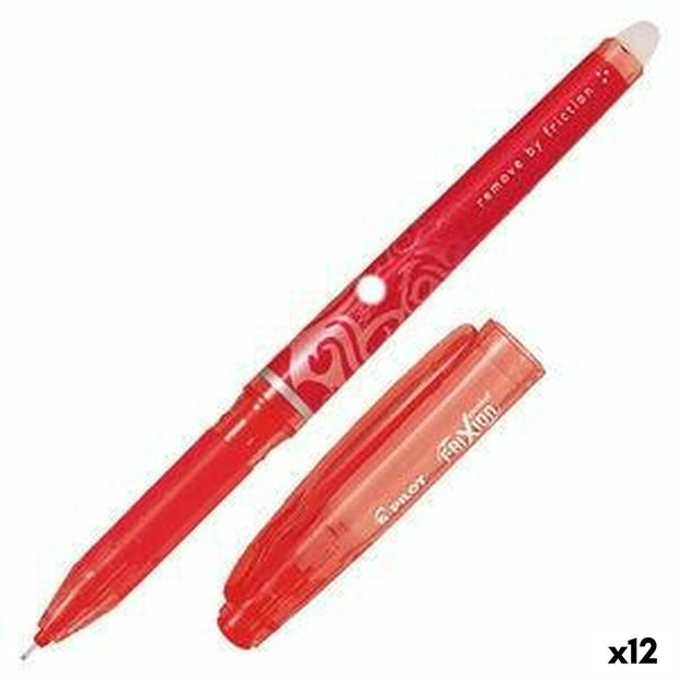 Pen Pilot Frixion Point Erasable ink 0,25 mm Red Needle (12 Units)