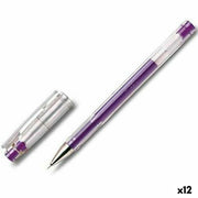 Gel pen Pilot G-Tec C4 0,2 mm Violet Needle (12 Units)