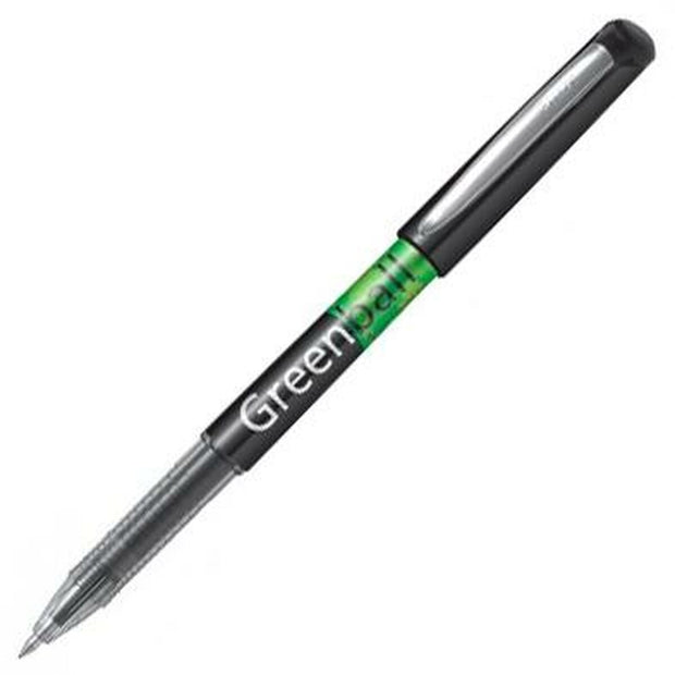 Roller Pen Pilot GREEN-BALL 0,7 mm Black Recycled 10Units