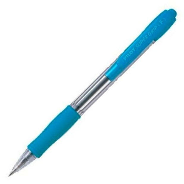 Pen Pilot Supergrip Light Blue 0,4 mm (12 Units)