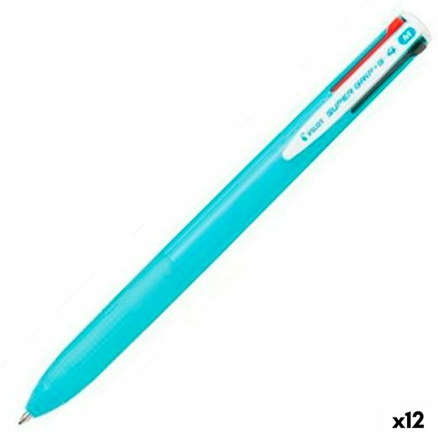 Pen Pilot Supergrip G4 Light Blue Ball 0,4 mm 12 Units