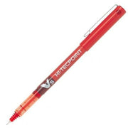 Roller Pen Pilot V-5 Red 0,3 mm Needle 12 Units