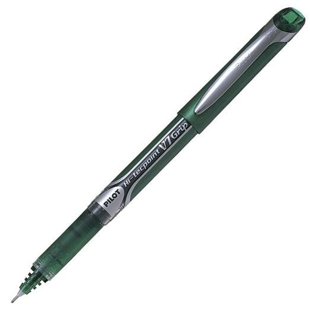 Roller Pen Pilot V7 Grip Green Ball 0,5 mm (12 Units)