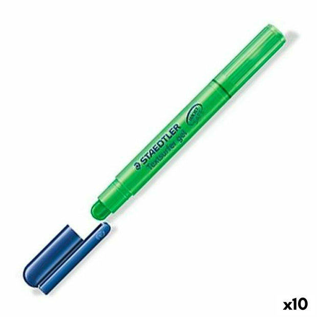 Fluorescent Marker Staedtler Textsurfer Gel 264 Green 10Units