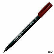 Permanent marker Staedtler Lumocolor 313-7 S Brown (10Units)