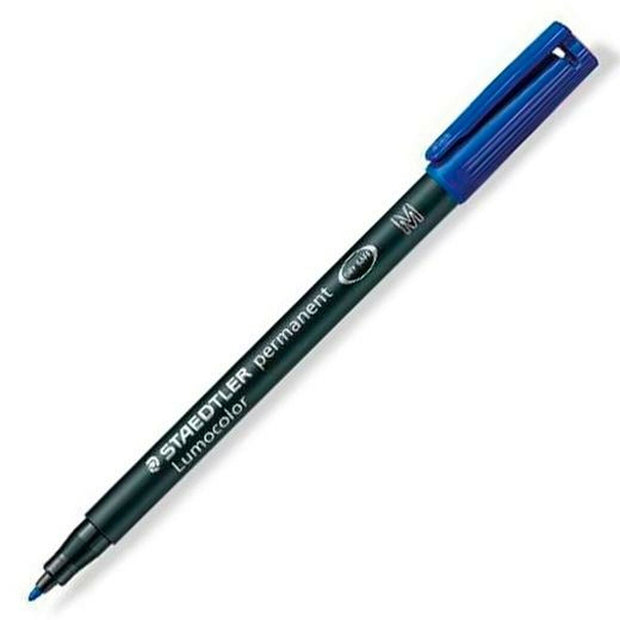 Permanent marker Staedtler Lumocolor 317-3 M Blue (10Units)