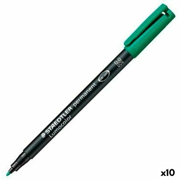 Permanent marker Staedtler Lumocolor 313-5 M Green (10Units)