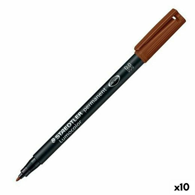 Permanent marker Staedtler Lumocolor 317-7 M Black (10Units)