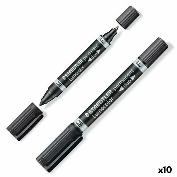 Permanent marker Staedtler Lumocolor 348-9 Black (10Units)