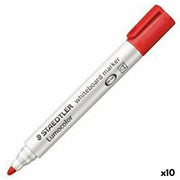 felt-tip pens Staedtler Lumocolor 351-2 Whiteboard Red 10Units