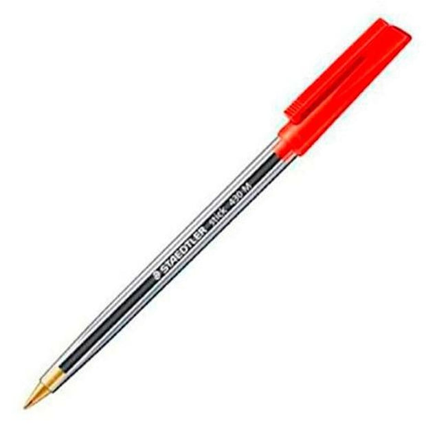 Pen Staedtler Stick 430 Red 50 Units