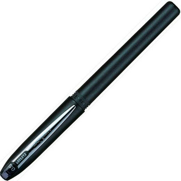 Roller Pen Uni-Ball Grip Micro UB-245 Black 0,5 mm (12 Units)