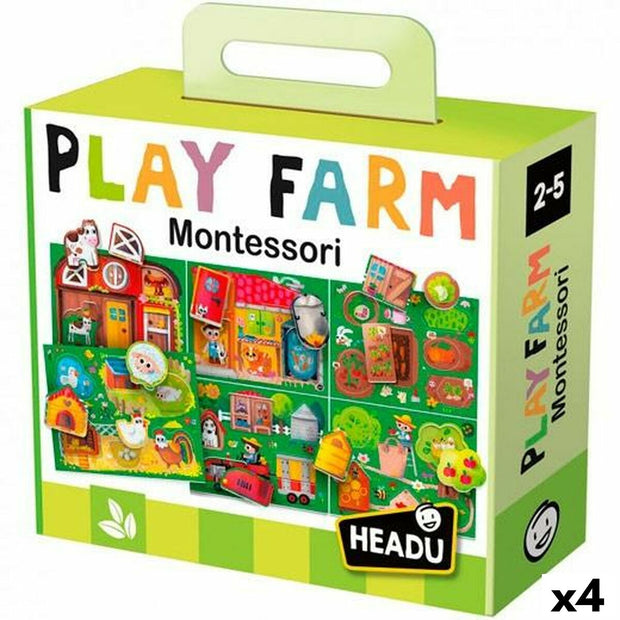 Educational Baby Game HEADU Baby Play Farm (4 Units)