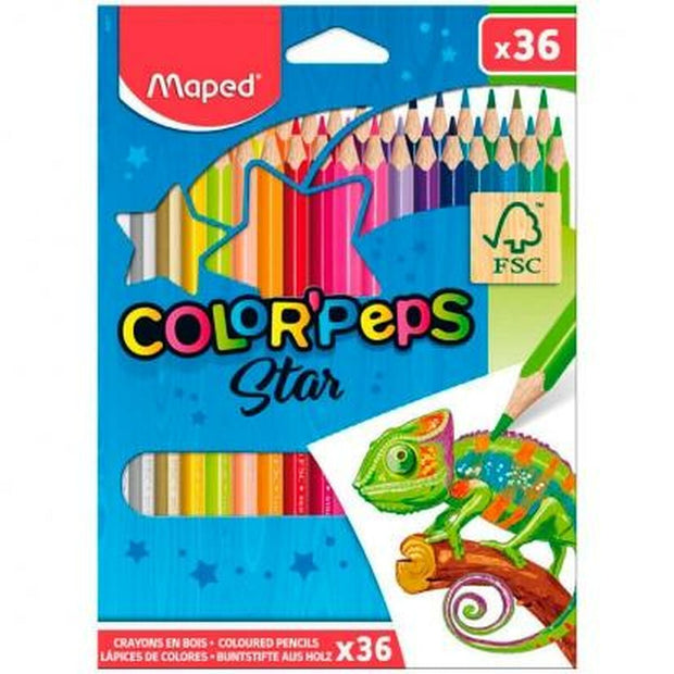 Colouring pencils Maped Color' Peps Multicolour (12 Units)