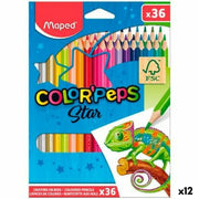 Colouring pencils Maped Color' Peps Multicolour (12 Units)