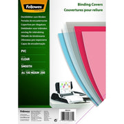 Binding Covers Fellowes 100 Pieces Crystal PVC A4 (10Units)