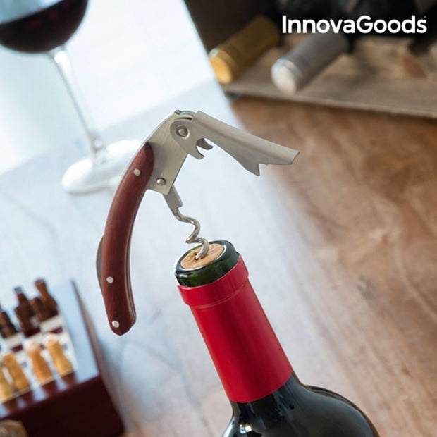 Weinzubehörset mit Schachspiel InnovaGoods 37 Stücke