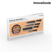 Messerset Black Shark Swiss·Q Namiutsu InnovaGoods 4 Stücke