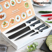 Messerset Black Shark Swiss·Q Namiutsu InnovaGoods 4 Stücke