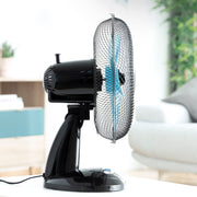 Table Fan InnovaGoods Ø 30 cm 35W Black Blue