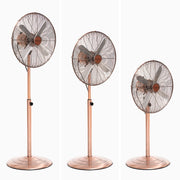 Freestanding Fan Copper Retro InnovaGoods Ø 40 cm 55W