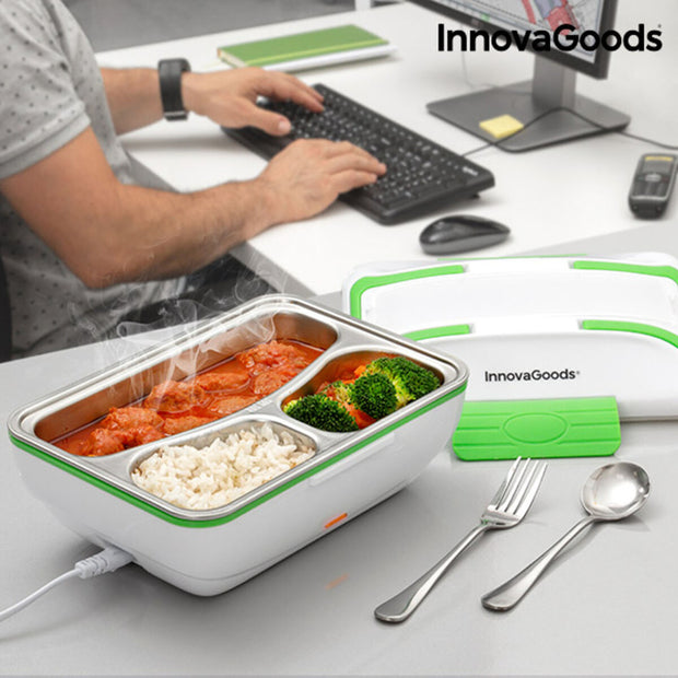 Elektrische Lunchbox Hobox InnovaGoods 8435527811709 Edelstahl LED-Betriebsanzeige (Restauriert A+)