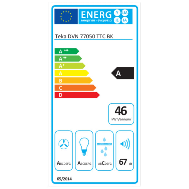 Konventioneller Rauchfang Teka DVN77050TTCBK 230W (70 cm)