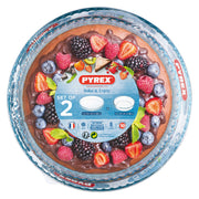 Auflaufformset für den Backofen Pyrex Bake&Enjoy Durchsichtig Borosilikatglas (Ø 28 cm) (2 pcs)