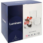 Gläserset Luminarc Gorbea Durchsichtig Glas (18 pcs)